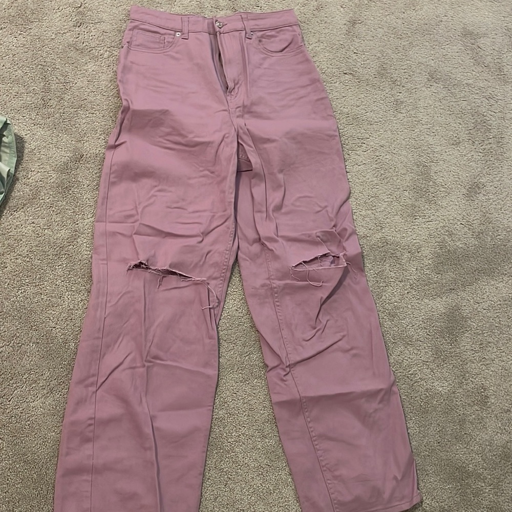 Wide leg jeans